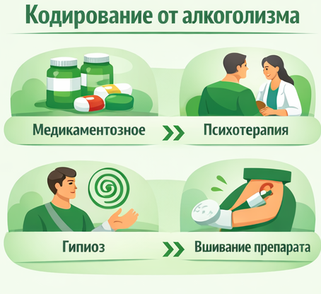 кодирование от алкоголизма в Гатчине Санати